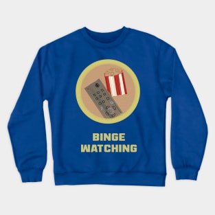 Merit Badge for Binge-Watching Crewneck Sweatshirt